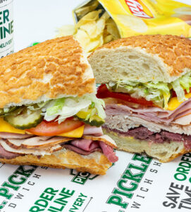 Mr. Pickle's sandwich meal